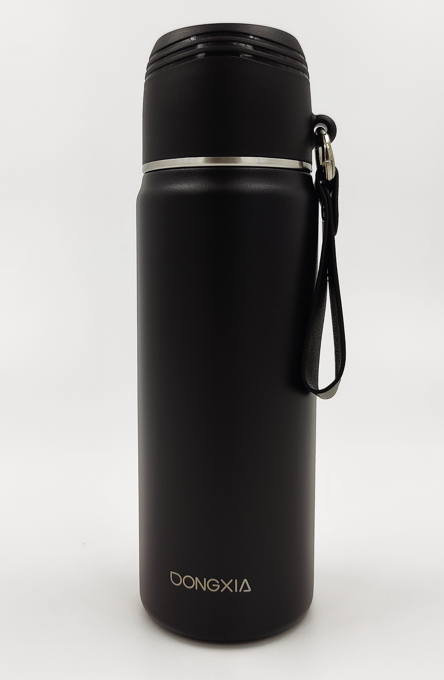 Thermosteel Water Bottle with Cup Lid – 450ml | 24Hr Hot & Cold | Leak-Proof