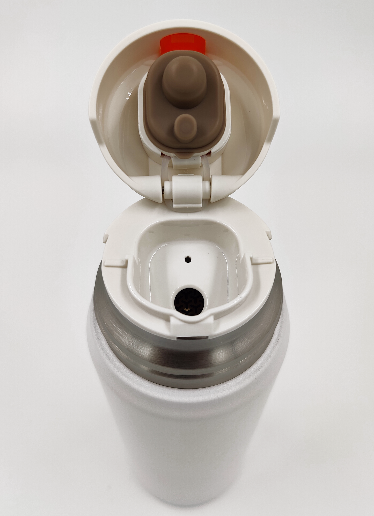 Thermosteel Water Bottle with Cup Lid – 450ml | 24Hr Hot & Cold | Leak-Proof