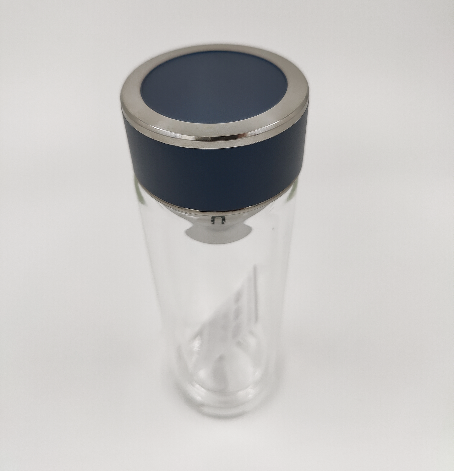 Double Wall Glass Tea Bottle with Infuser & Strainer – 300ml Travel Cup