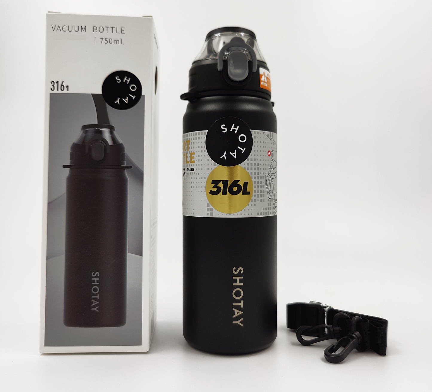 SHOTAY 750ml Stainless Steel Portable Thermos