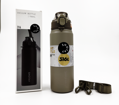 SHOTAY 750ml Stainless Steel Portable Thermos