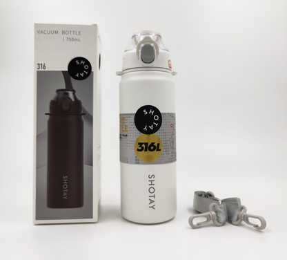 SHOTAY 750ml Stainless Steel Portable Thermos