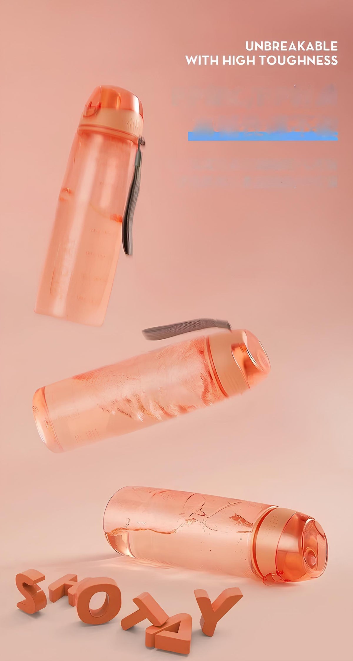 SHOTAY Flip-Top Bottle For Gym, Office ST 6900- 820ML