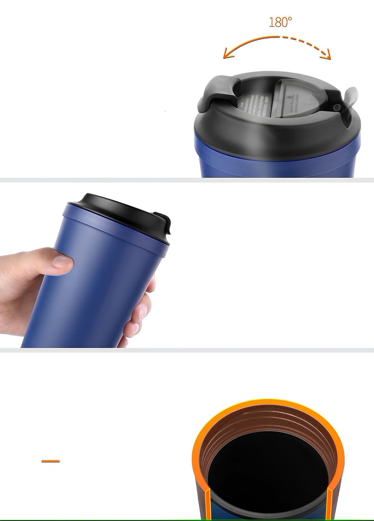Idea Café Anti-Spill Suction Cup COFFEE CUP