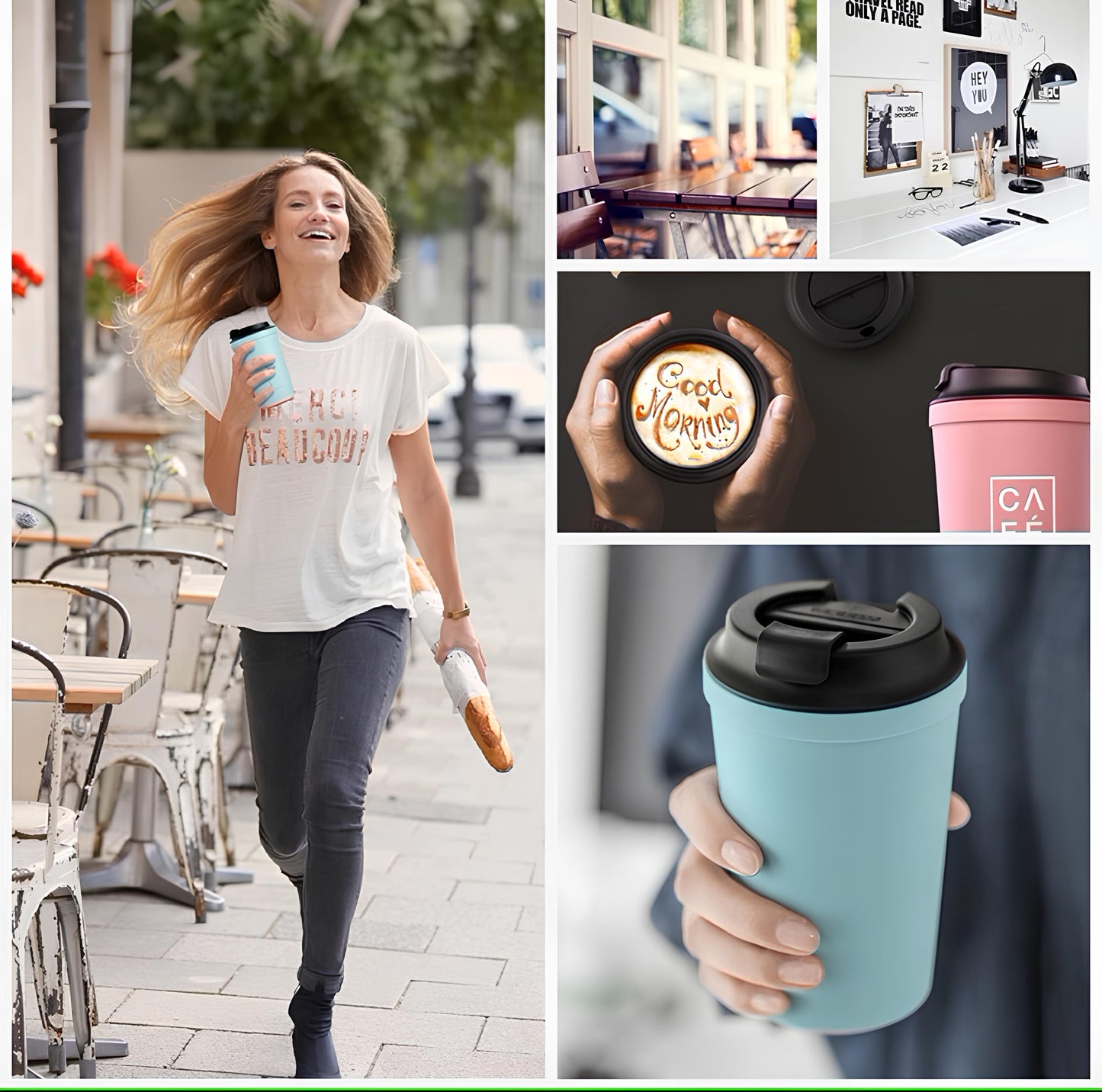 Idea Café Anti-Spill Suction Cup COFFEE CUP