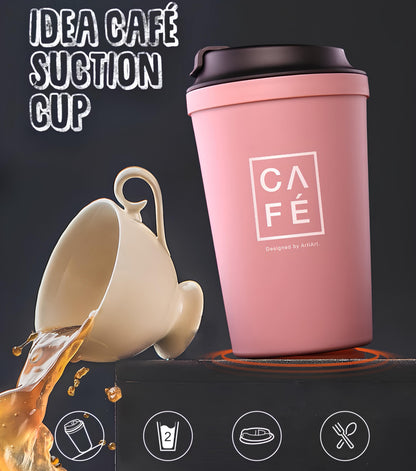 Idea Café Anti-Spill Suction Cup COFFEE CUP