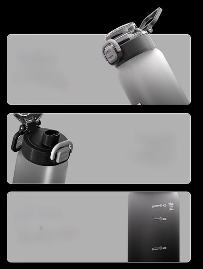 SHOTAY Matte Gradient Dual-Drink Sports Water Bottle ST 7259- 800ML