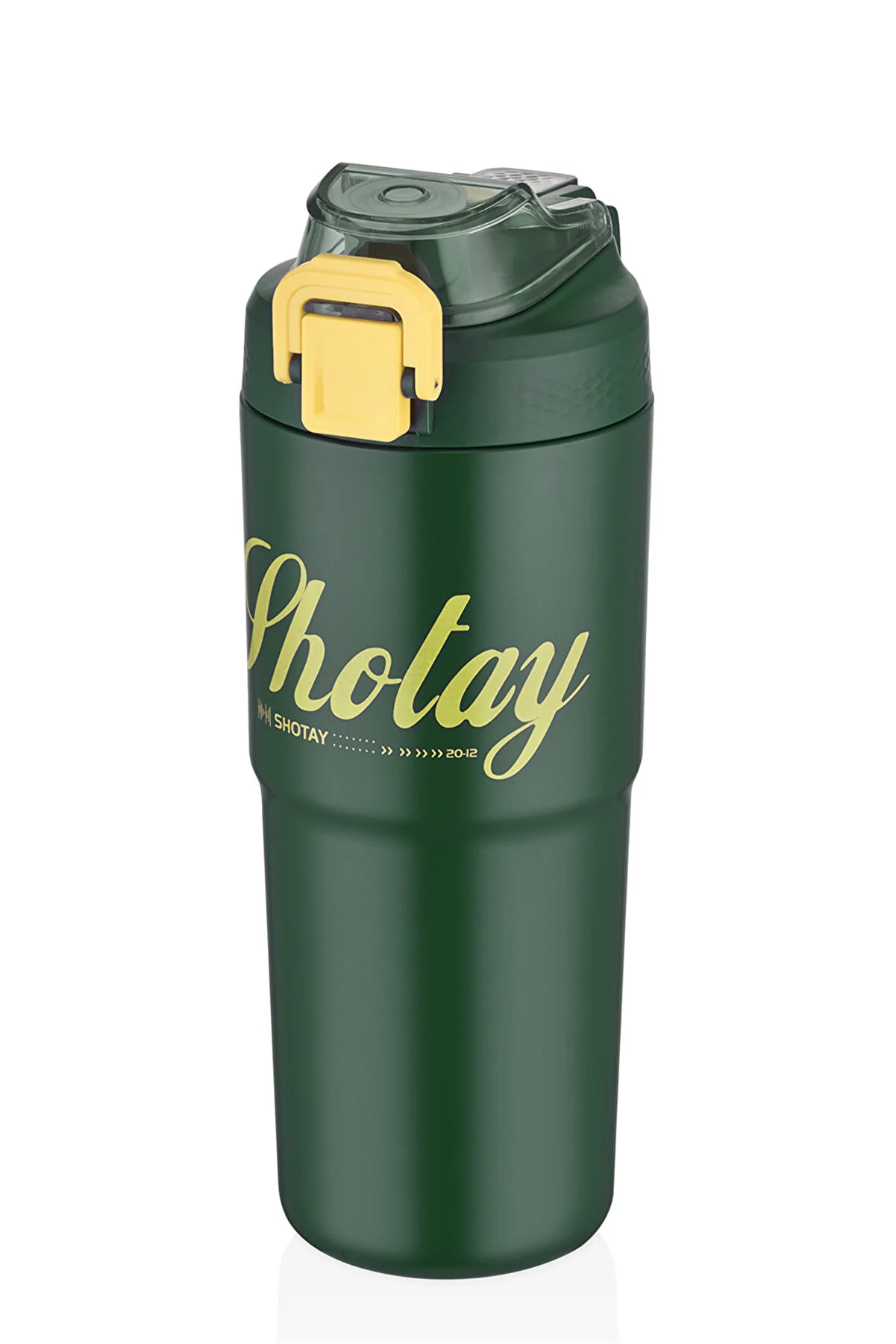 SHOTAY Premium Matte Sport Tumbler with Pop-Up Straw