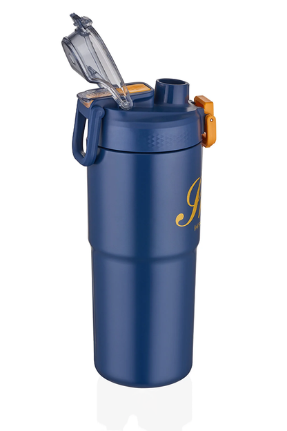 SHOTAY Premium Matte Sport Tumbler with Pop-Up Straw