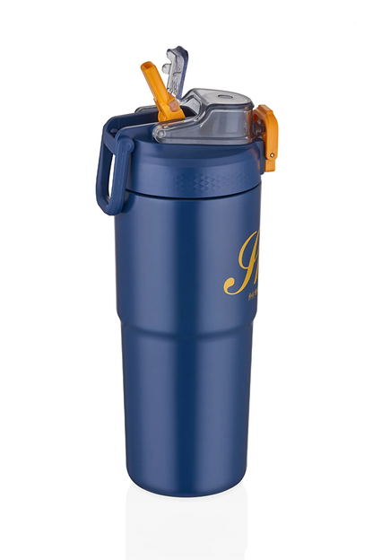 SHOTAY Premium Matte Sport Tumbler with Pop-Up Straw