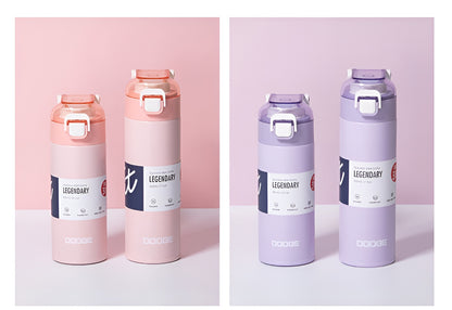 Dodge Stainless Steel Water Bottle – 500ml | Lightweight & Durable