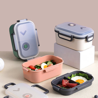 FunBlast Lunch Box for Kids — Lunch Box with Spoon and Bowl, Lunch Boxes for School Kids, Airtight Lid Tiffin Box, Plastic Tiffin Box with 2 Compartment, Bento Lunch Boxes