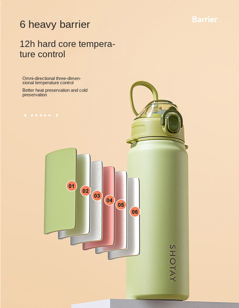 SHOTAY 750ml Stainless Steel Portable Thermos