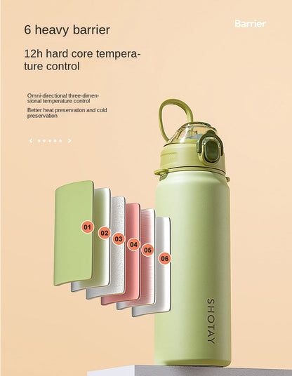 SHOTAY 750ml Stainless Steel Portable Thermos