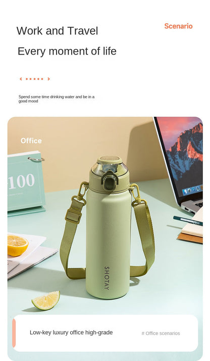 SHOTAY 750ml Stainless Steel Portable Thermos