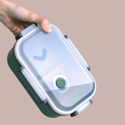 FunBlast Lunch Box for Kids — Lunch Box with Spoon and Bowl, Lunch Boxes for School Kids, Airtight Lid Tiffin Box, Plastic Tiffin Box with 2 Compartment, Bento Lunch Boxes