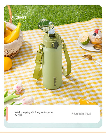 SHOTAY 750ml Stainless Steel Portable Thermos