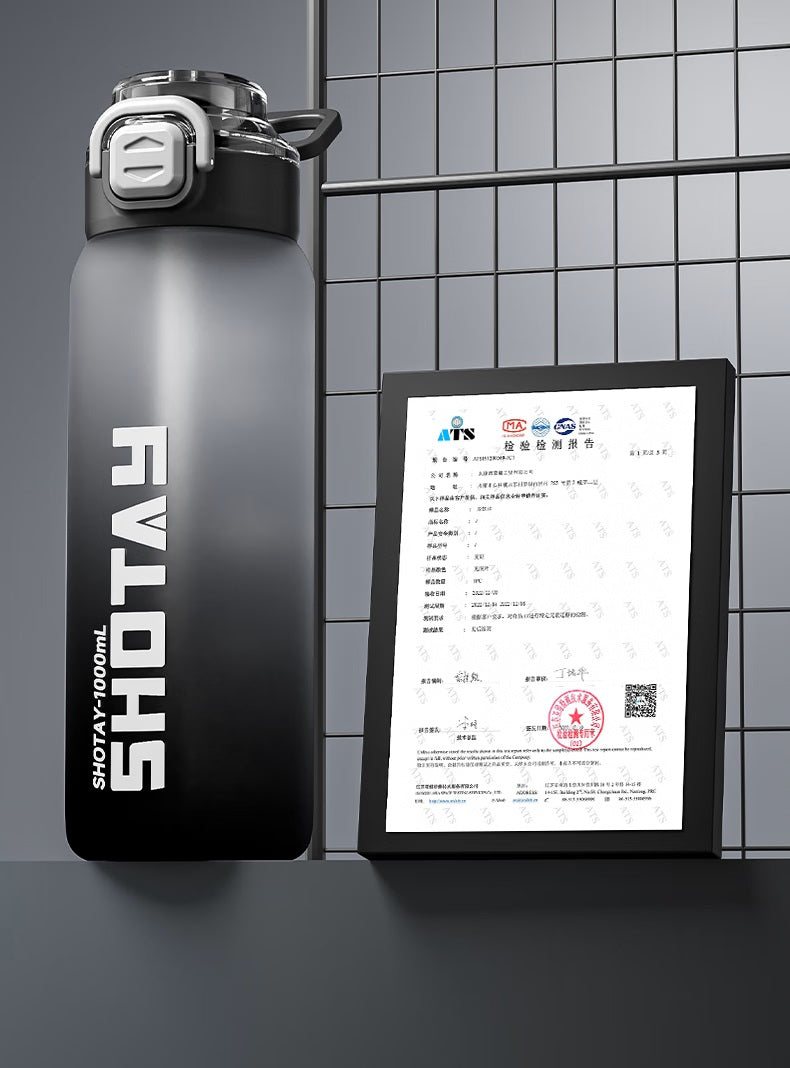 SHOTAY Matte Gradient Dual-Drink Sports Water Bottle ST 7259- 800ML
