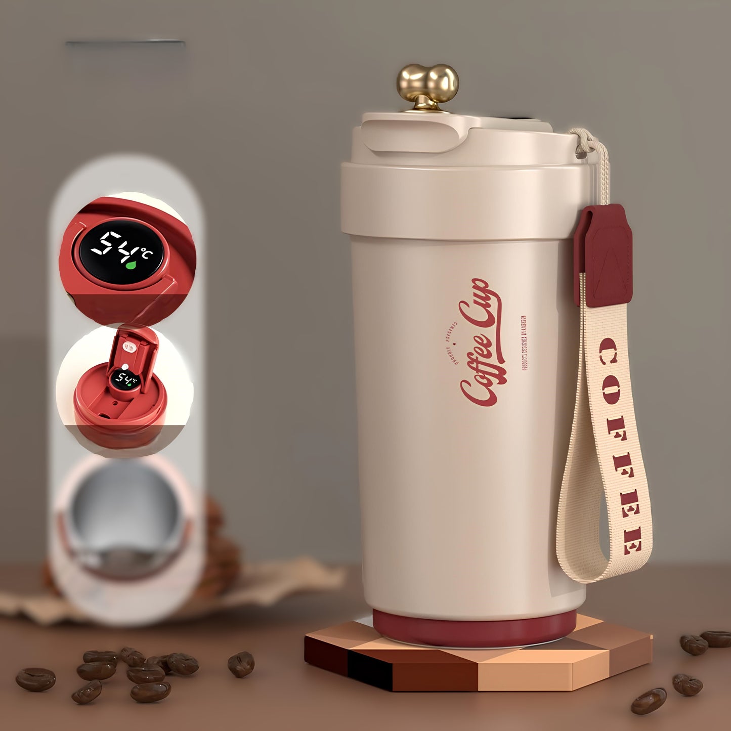 Java Insulated Coffee Cup – Food Grade 304 Stainless Steel Travel Mug