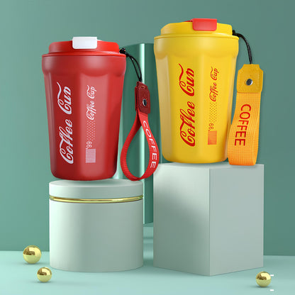 Vacuum Insulated Coffee Cup For Office, Travel