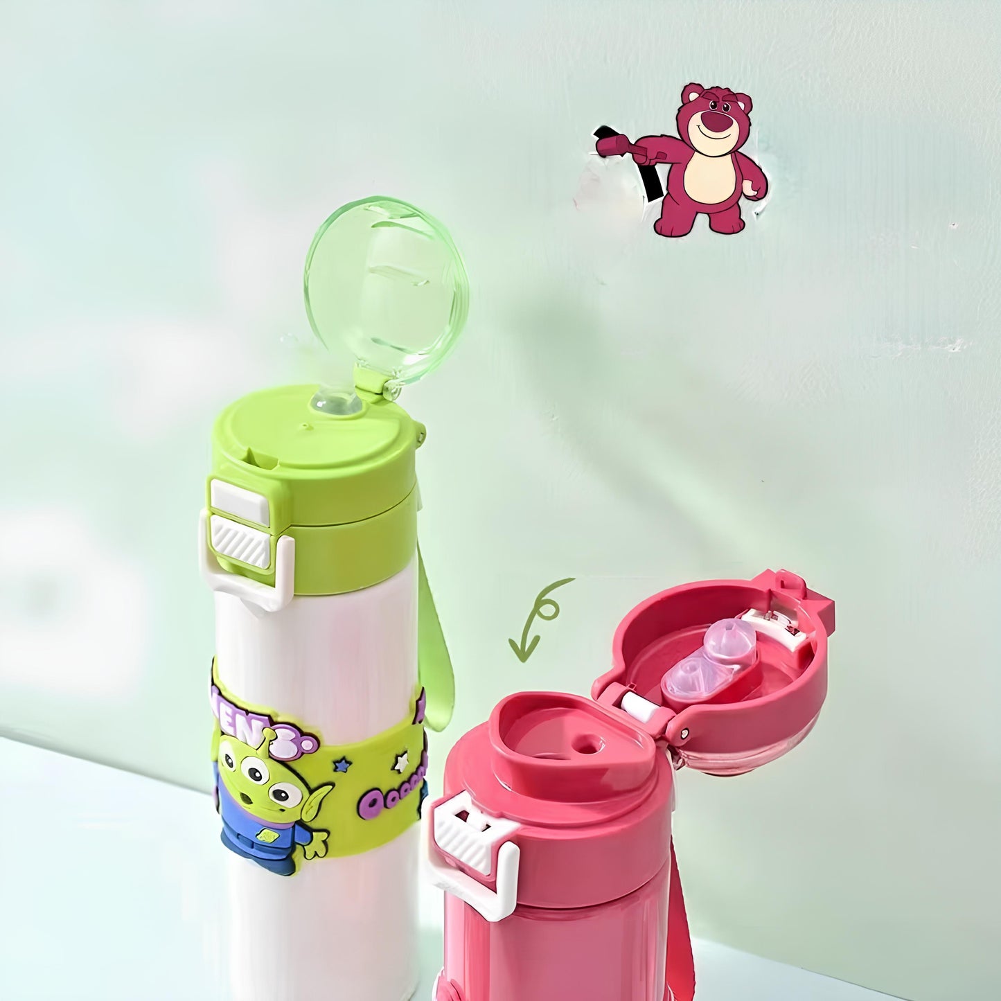 Disney Mickey Insulated Stainless Steel Water Bottle – 500ml Hot & Cold (Blue)