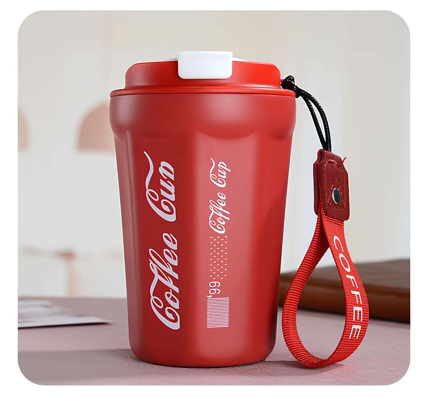 Vacuum Insulated Coffee Cup For Office, Travel