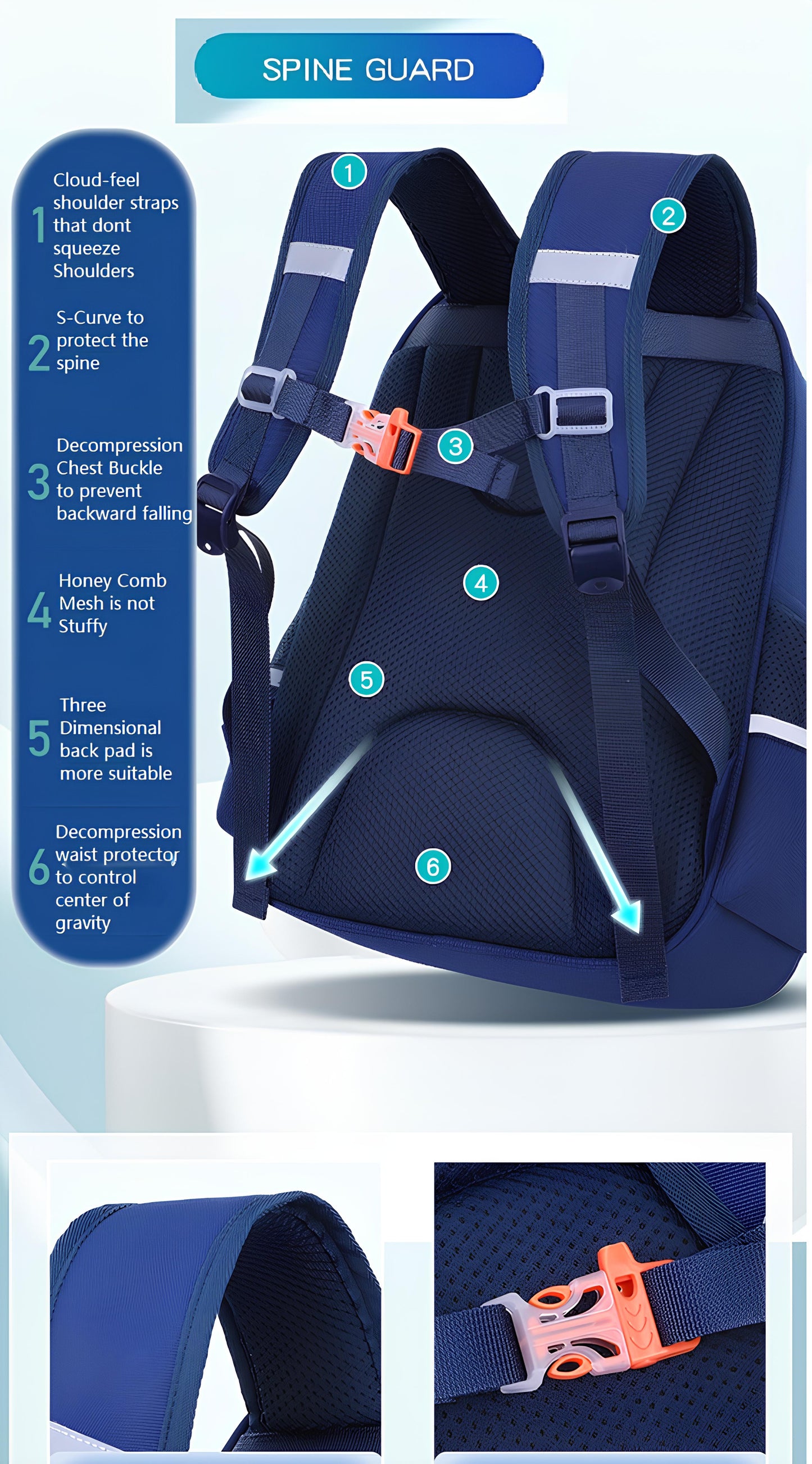 Bao Tiankeda Astronaut Kids Backpack