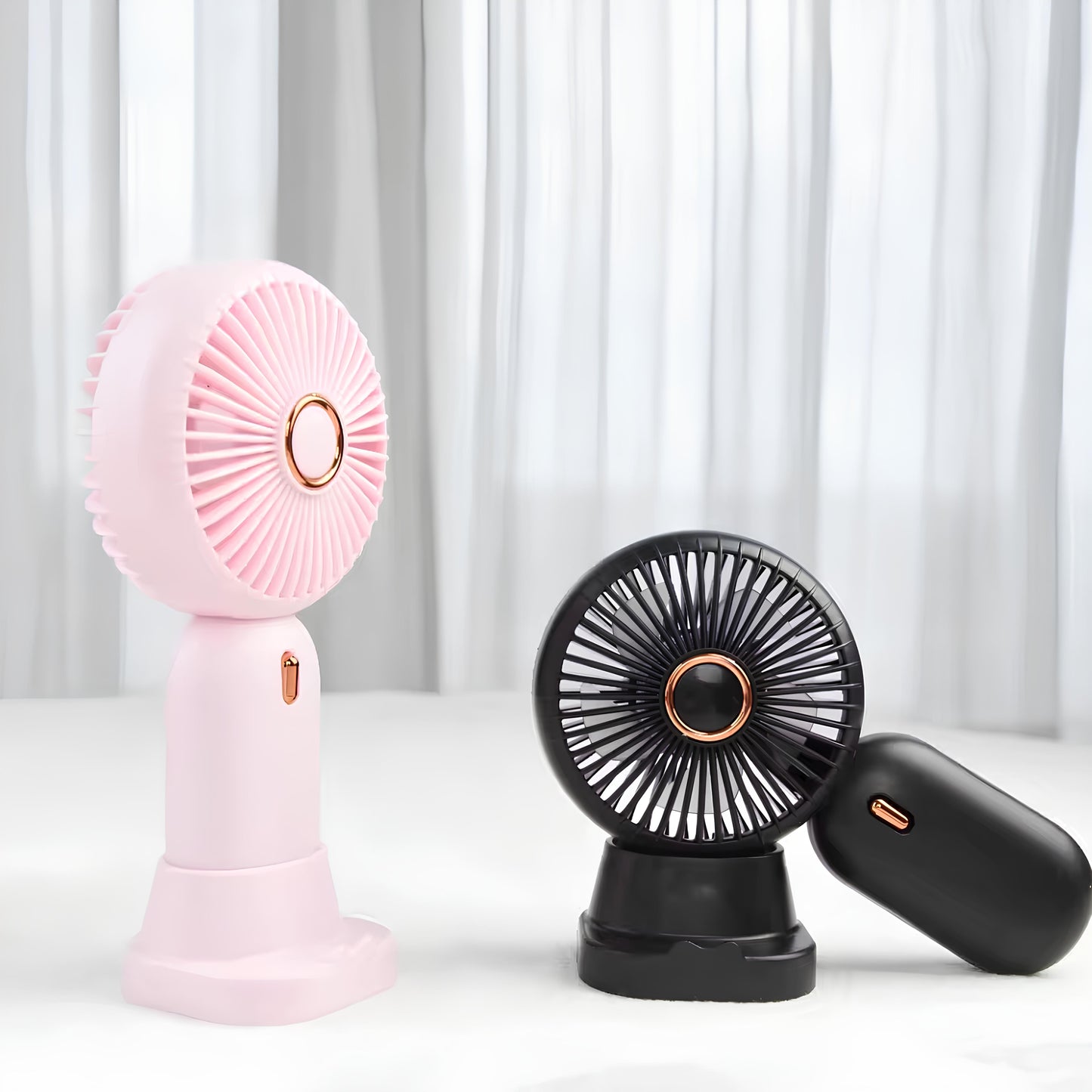 Mini USB Handheld Fan – Portable, Rechargeable & Quiet | 4 Colors