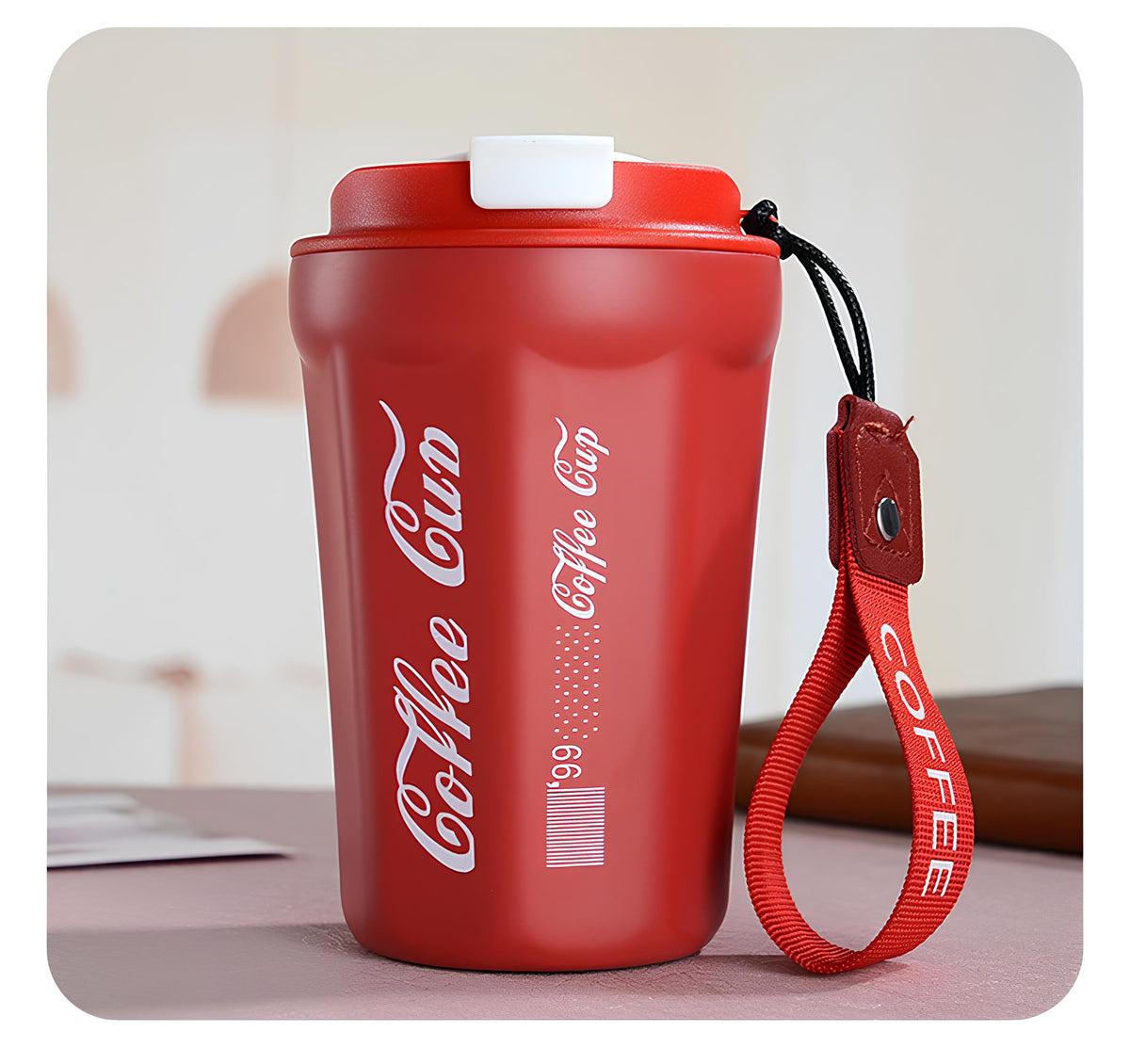 Vacuum Insulated Coffee Cup For Office, Travel