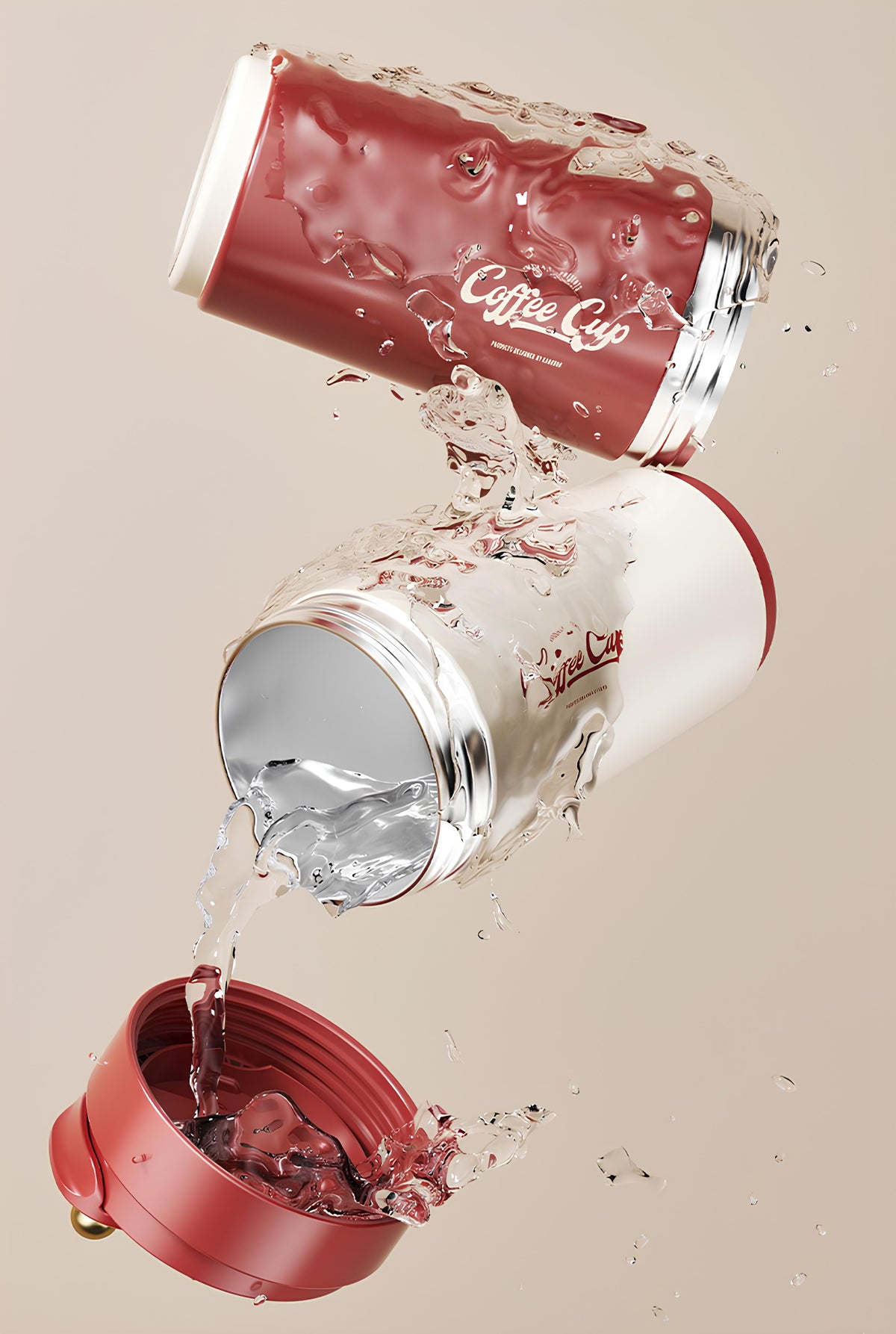 Insulated Coffee Cup 304 Stainless Steel Travel Mug