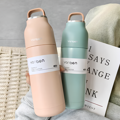 Premium Portable Stainless Steel Vacuum Thermos