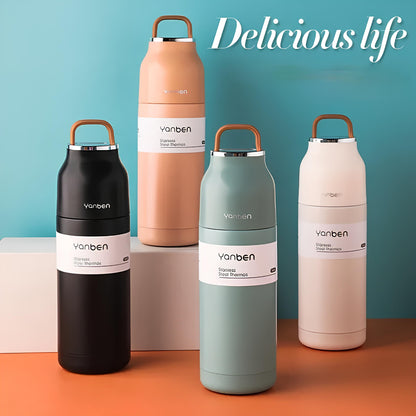 Premium Portable Stainless Steel Vacuum Thermos