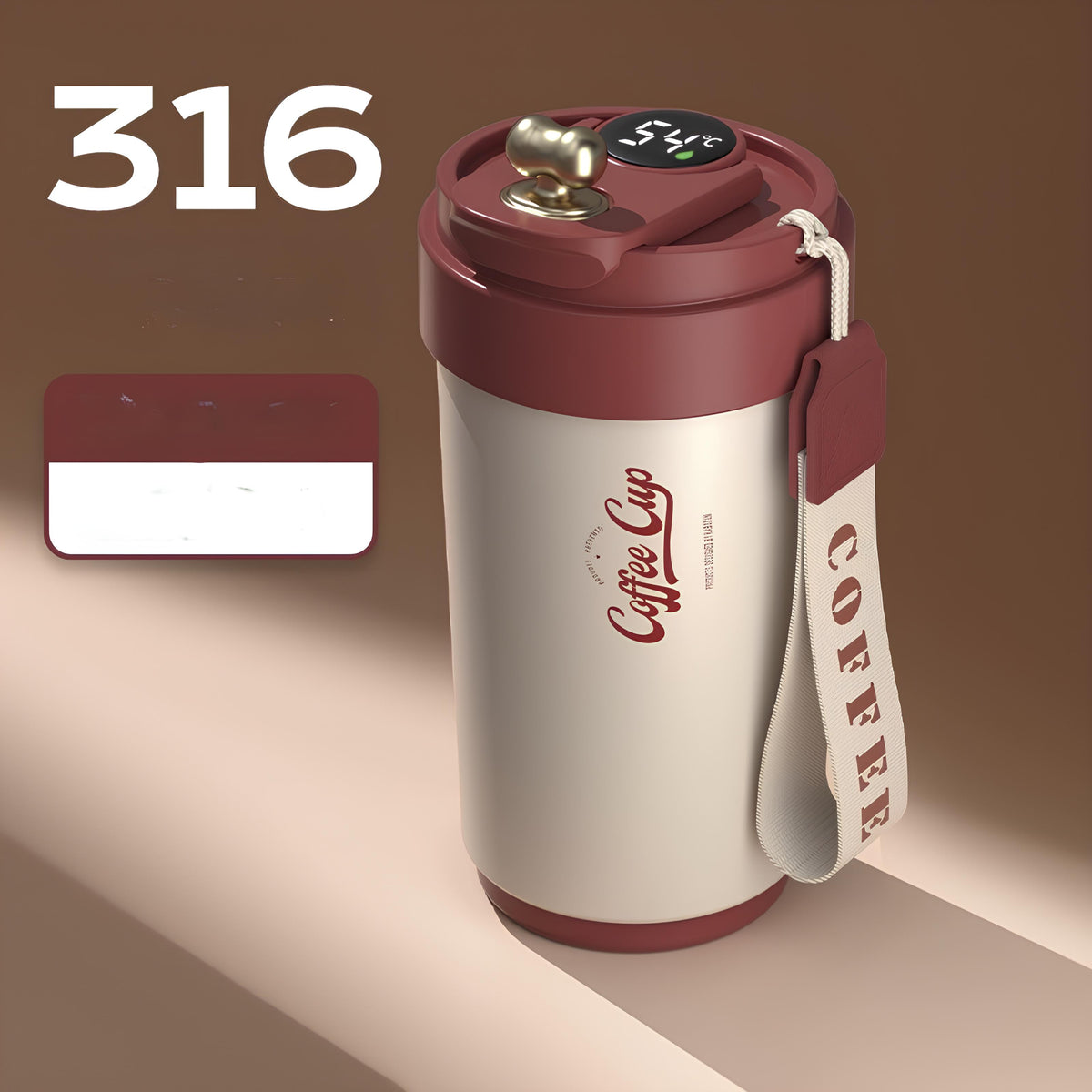 Insulated Coffee Cup 304 Stainless Steel Travel Mug