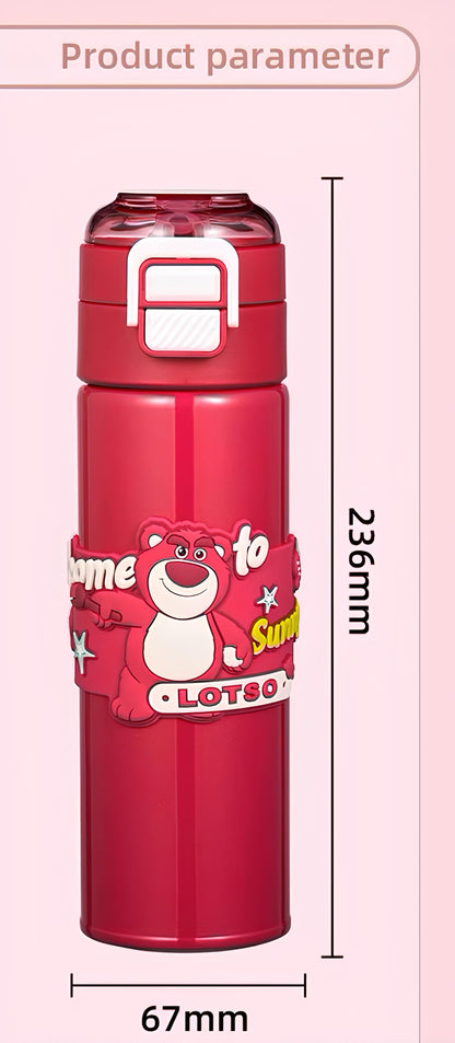 Disney Mickey Insulated Stainless Steel Water Bottle – 500ml Hot & Cold (Blue)