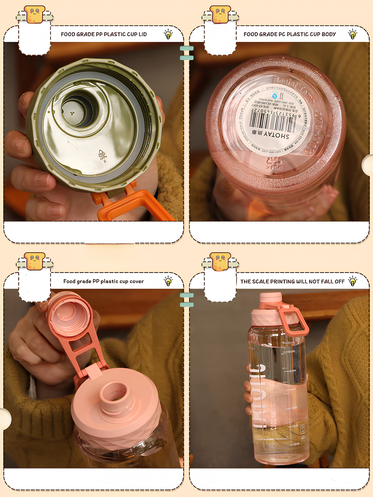 SHOTAY Leak Proof Bottle - 2L