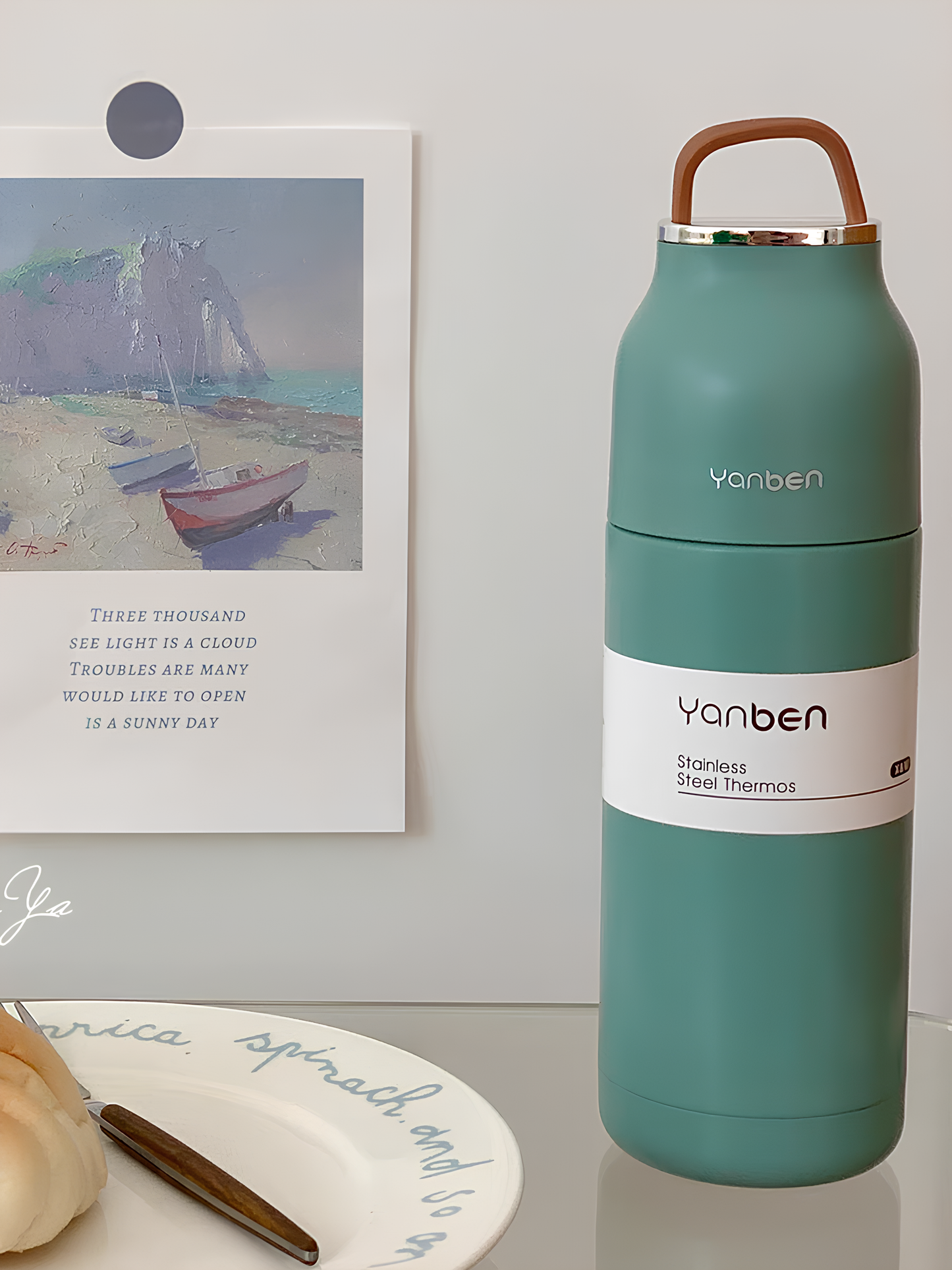 Premium Portable Stainless Steel Vacuum Thermos