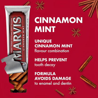 Marvis Cinnamon Mint Toothpaste - 85ml