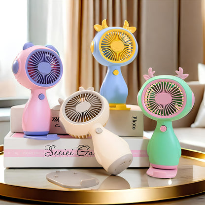 THE VENTI Mini USB Rechargeable Hand Fan – Quiet, Portable & Adjustable | 4 Colors