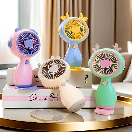 THE VENTI Mini USB Rechargeable Hand Fan – Quiet, Portable & Adjustable | 4 Colors