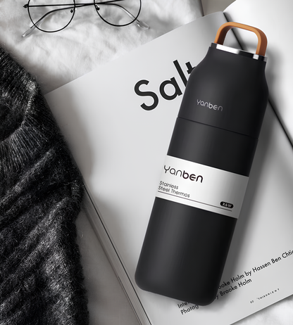 Premium Portable Stainless Steel Vacuum Thermos