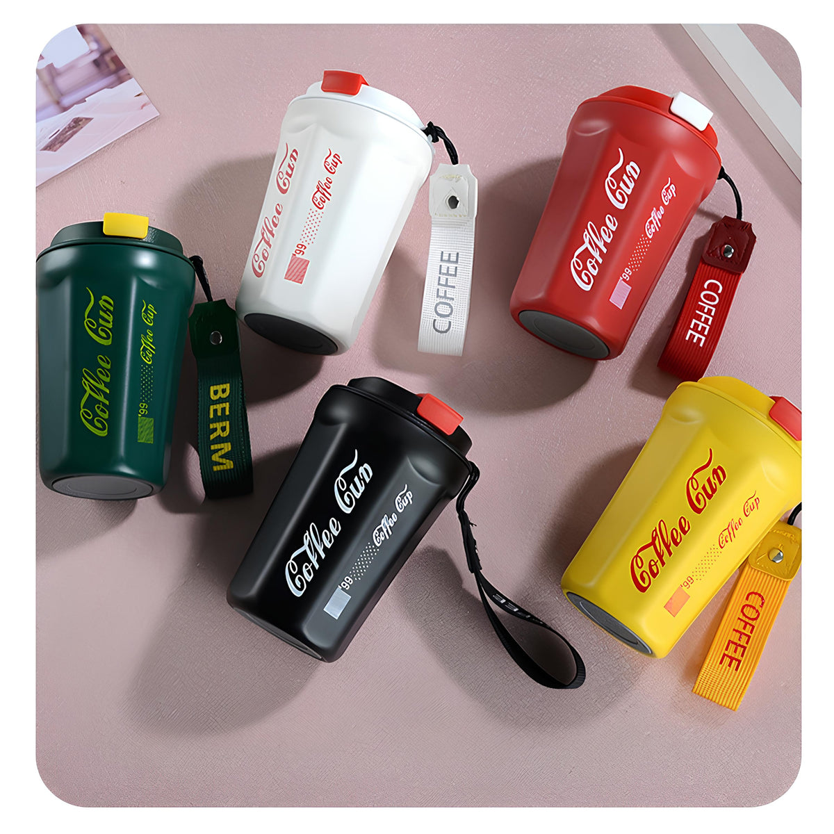 Vacuum Insulated Coffee Cup For Office, Travel