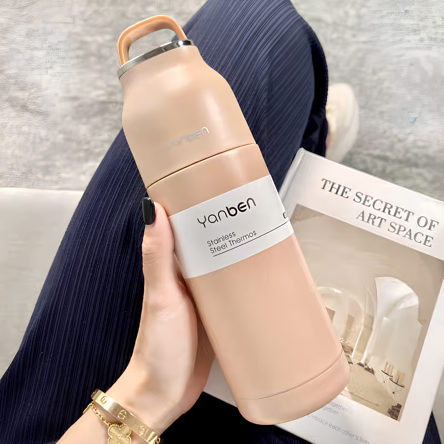Premium Portable Stainless Steel Vacuum Thermos