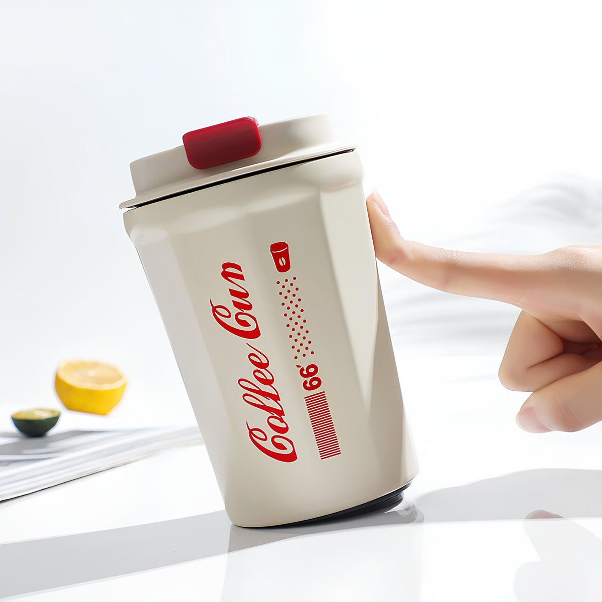 Vacuum Insulated Coffee Cup For Office, Travel