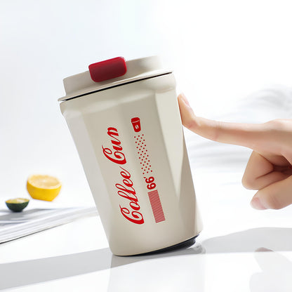 Vacuum Insulated Coffee Cup For Office, Travel
