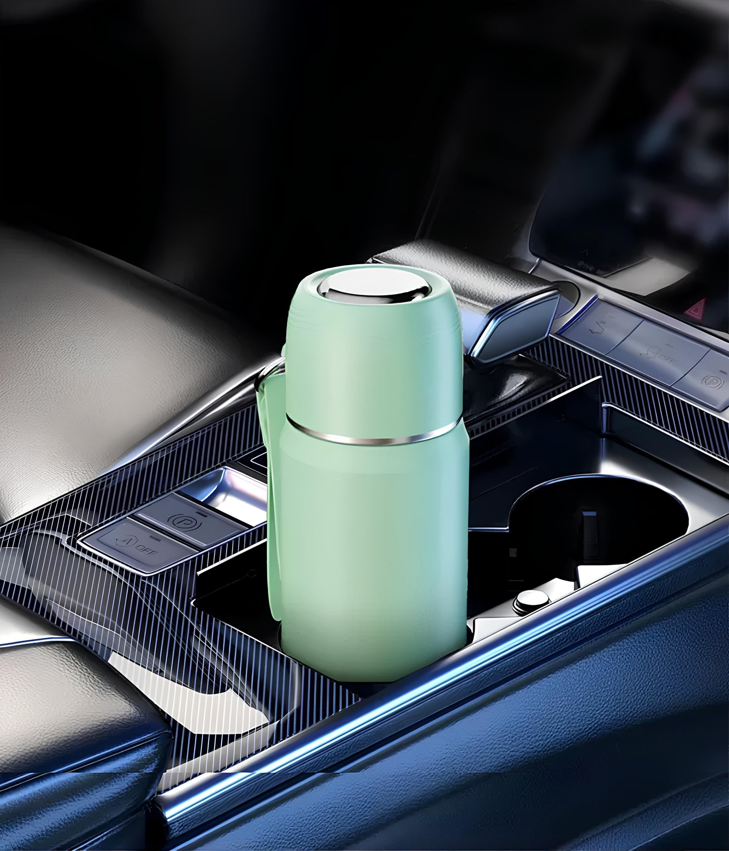 Thermosteel Water Bottle with Cup Lid – 450ml | 24Hr Hot & Cold | Leak-Proof