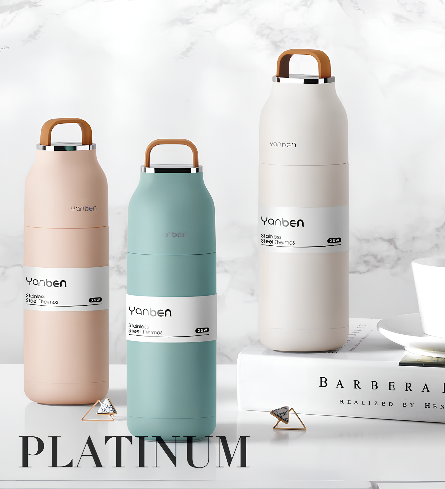 Premium Portable Stainless Steel Vacuum Thermos