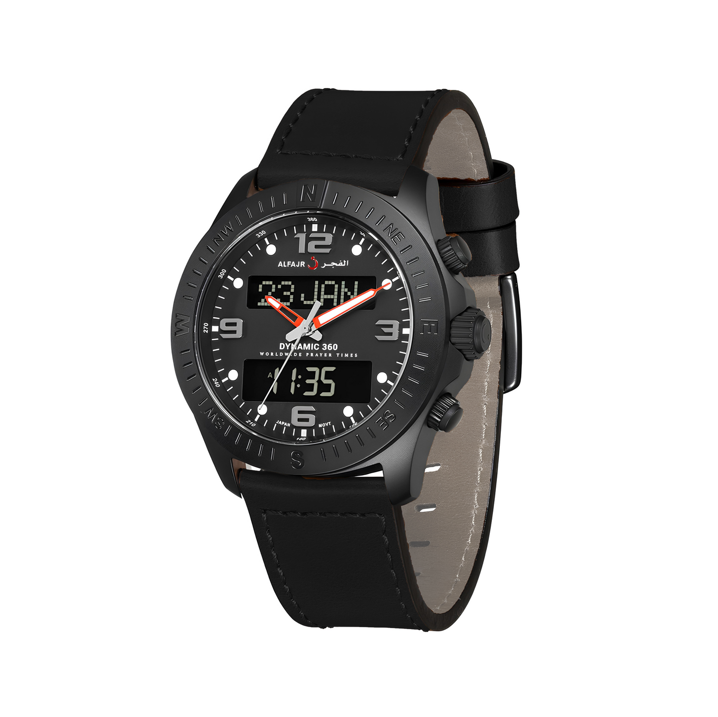 ALFAJR Watch WH 24 IPB Black