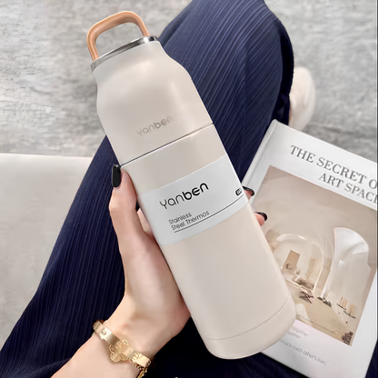 Premium Portable Stainless Steel Vacuum Thermos