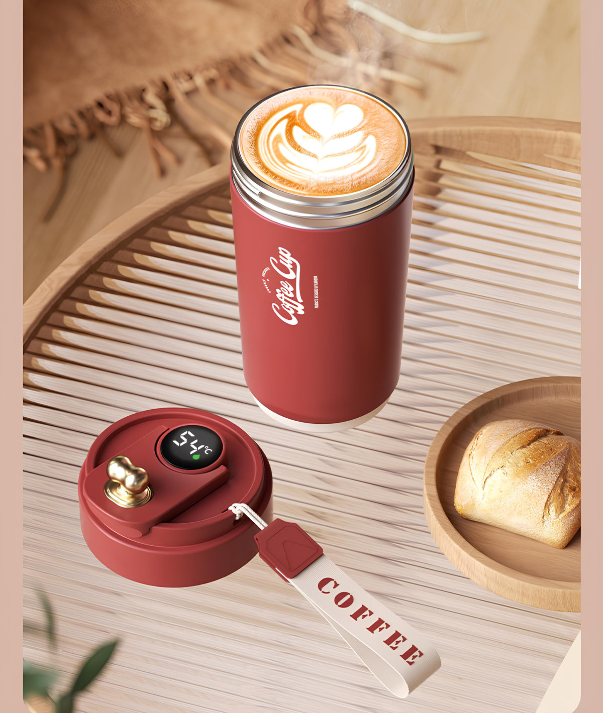 Insulated Coffee Cup 304 Stainless Steel Travel Mug