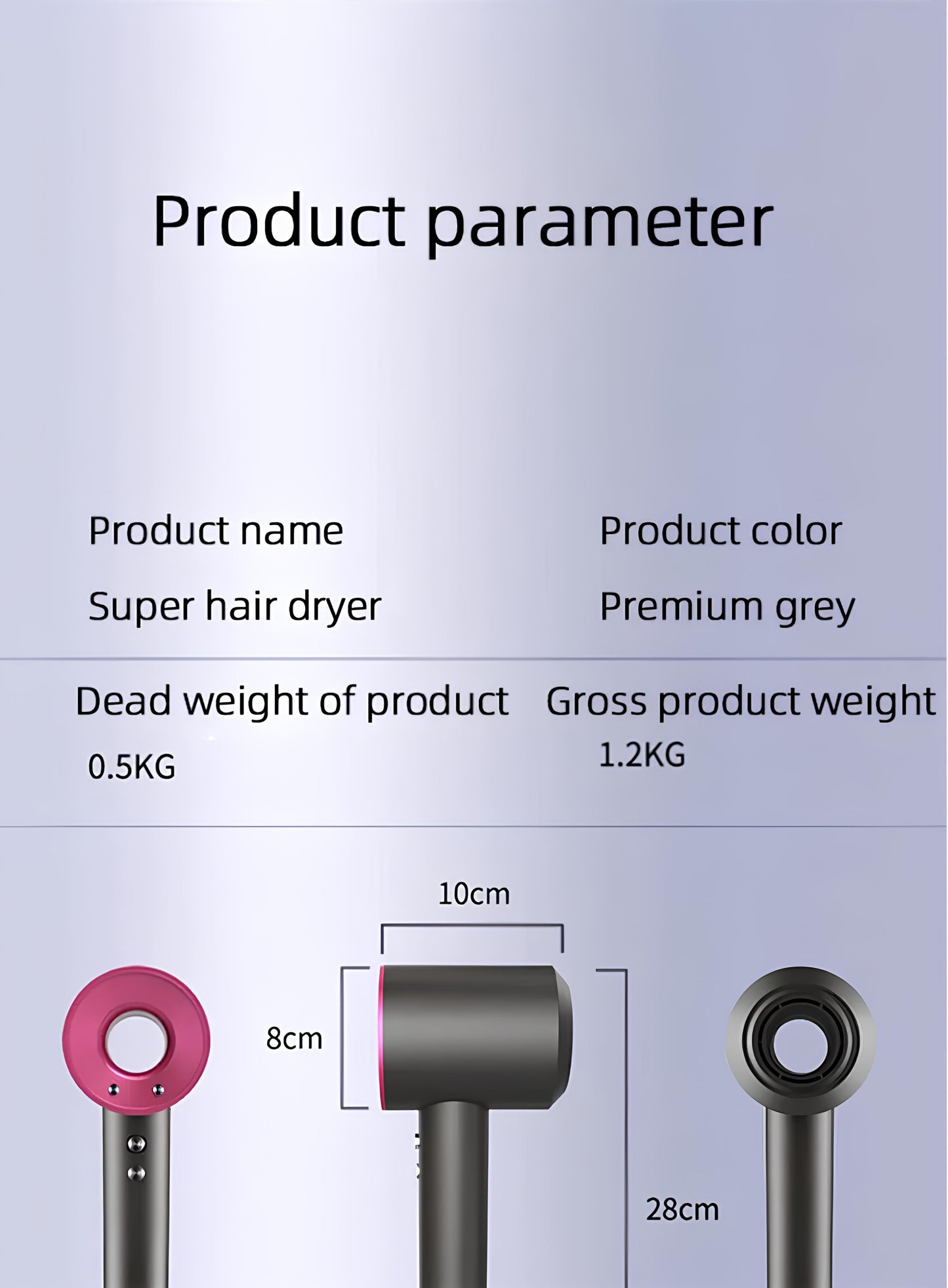 Dyson Type Hair Dryer